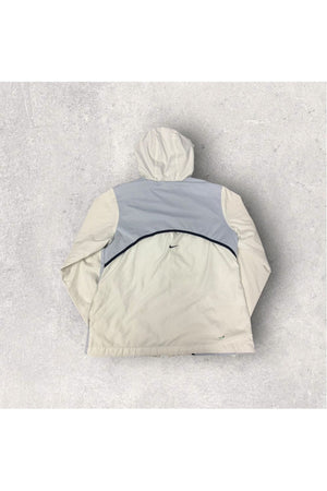 Vintage Nike Silver Tag Women's/Youth Hooded Full Zip Windbreaker- M