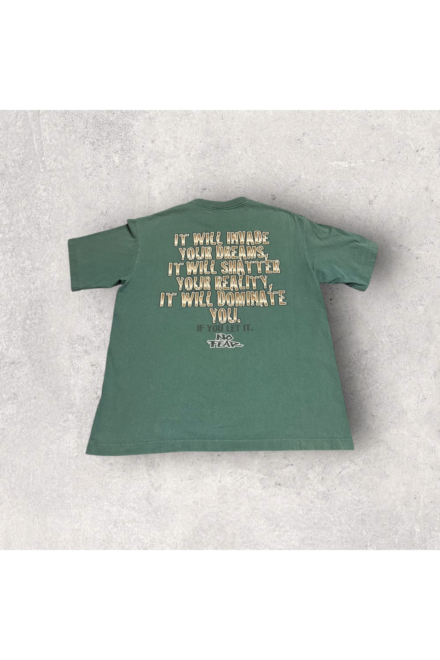 Vintage Single Stitch NO FEAR It Will Invade Your Dreams Tee- L