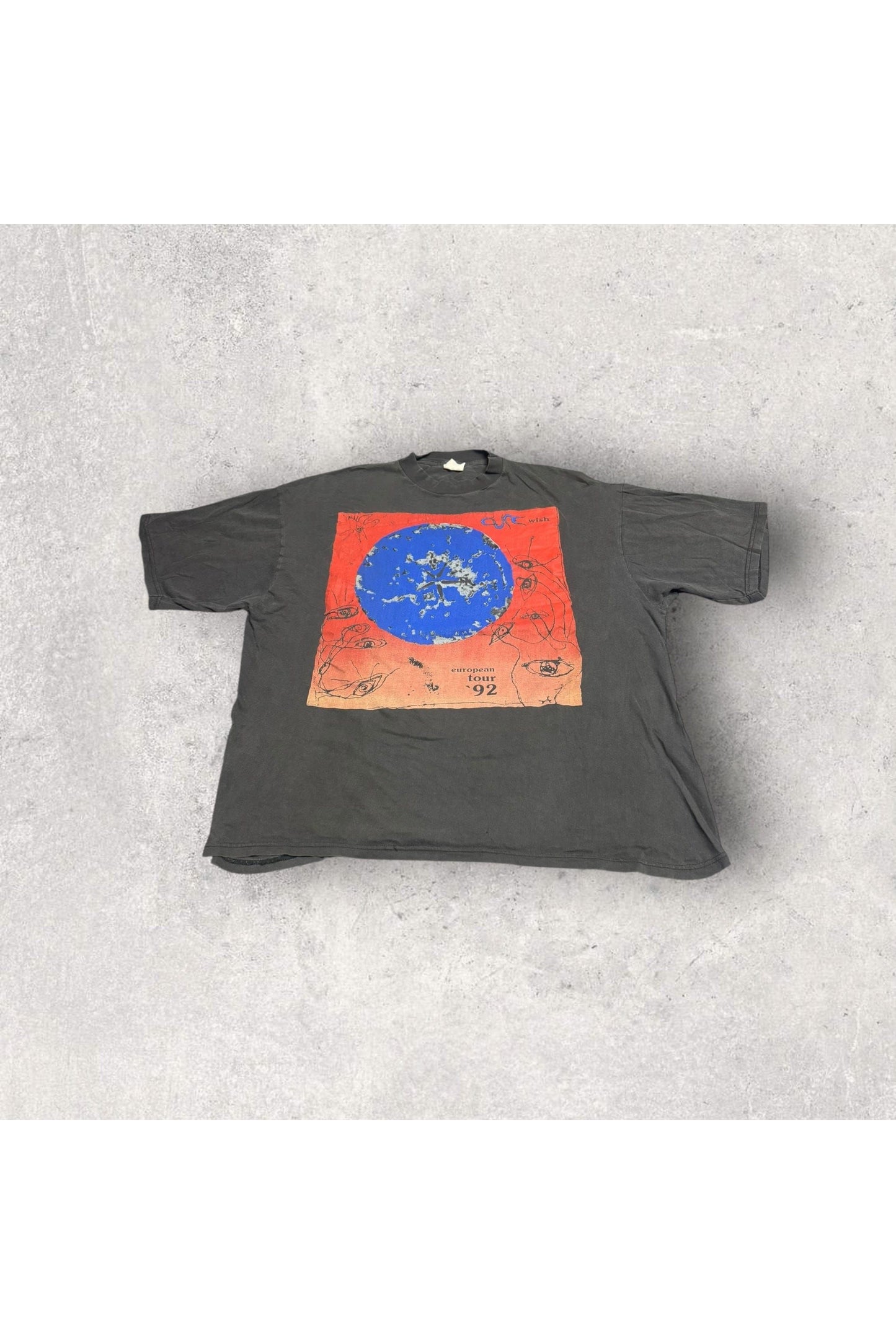 Vintage The Cure 1992 WISH European Tour Tee- XL