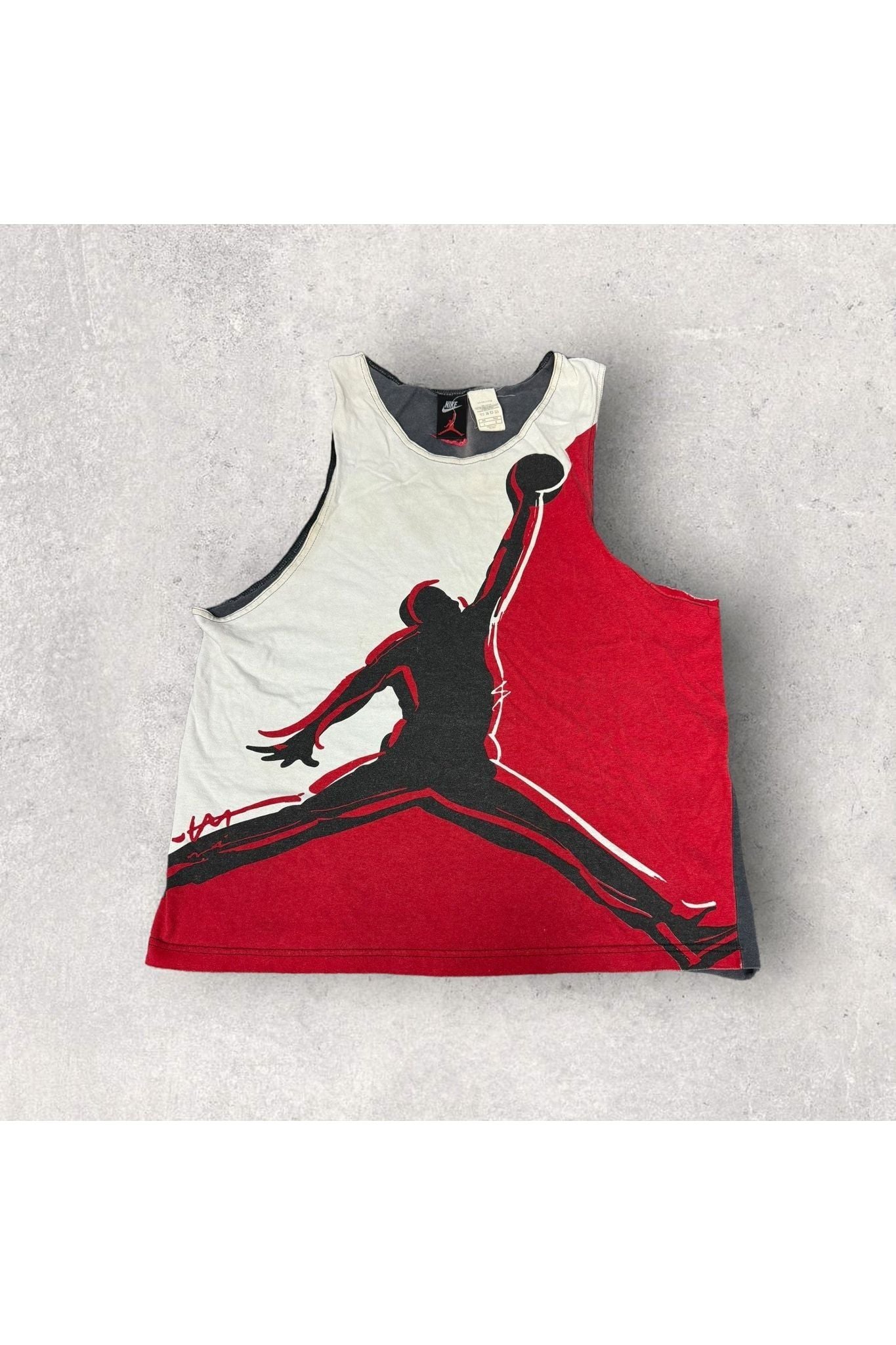 Vintage In USA 90s Nike Air Jordan Tank- L