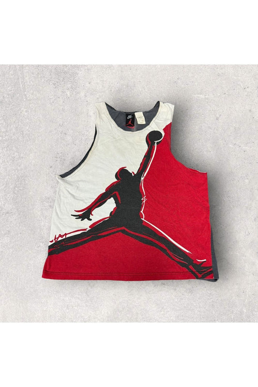 Vintage In USA 90s Nike Air Jordan Tank- L
