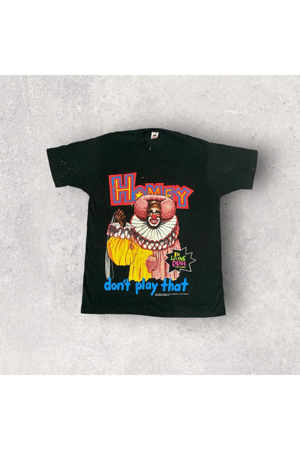Vintage 1990 Homey Don't Play That In Living Color Homey The Clown Promo Tee- XL
