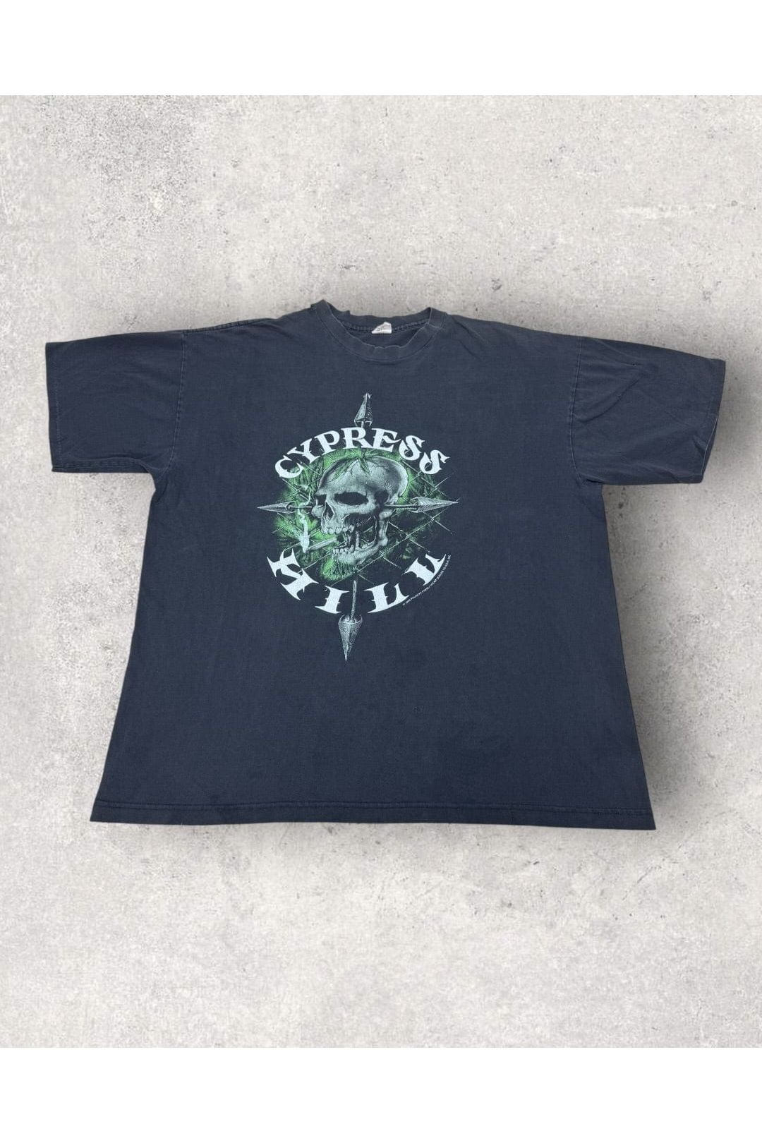 Vintage GEM Tag Single Stitch 1995 Cypress Hill Roll It Up Light It Up Smoke It Up Tee- XL