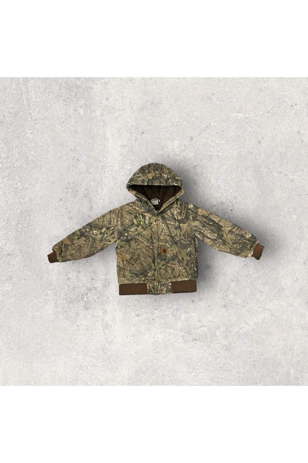 Carhartt Real Tree Camo Hooded Workwear Jacket- YTH XS (6)