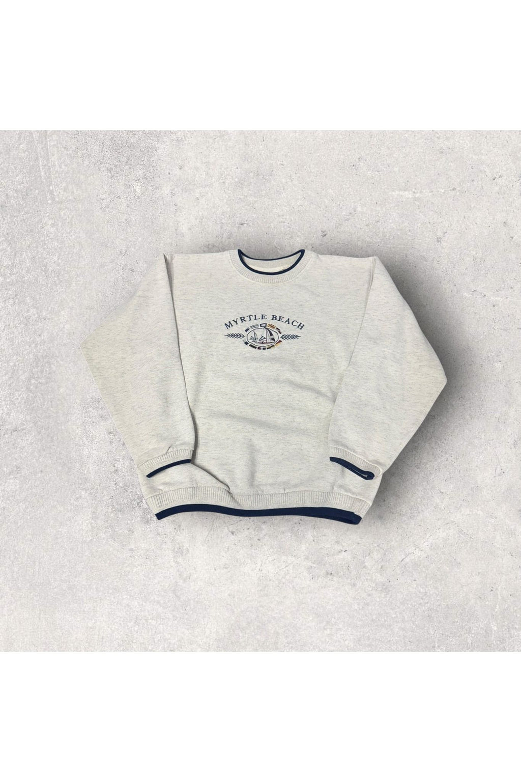 Vintage Diport USA Myrtle Beach Embroidered Crewneck- M/L