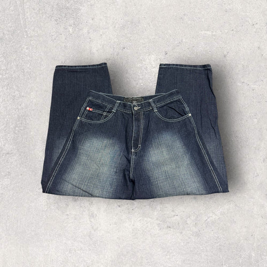 Vintage Y2K South Pole Red Tab Baggy Fit Jeans- SZ 36 x 28