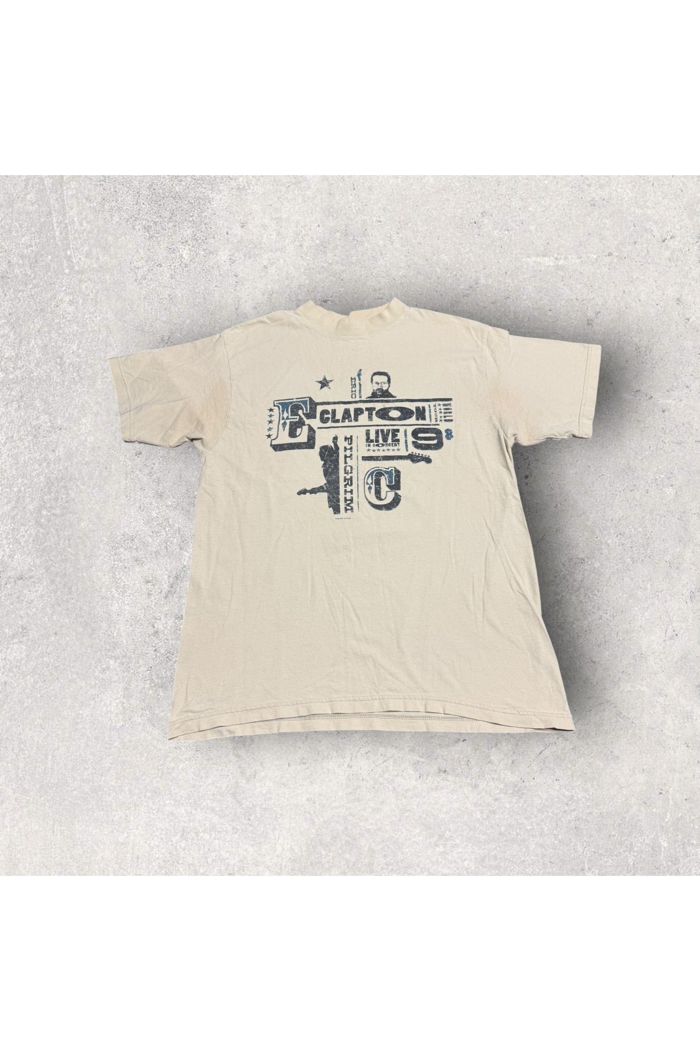 Vintage TULTEX 1998 Eric Clapton Live In Concert World Tour Tee- L