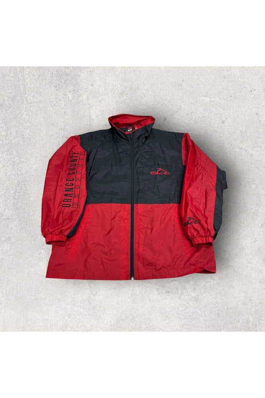 Vintage Y2K Orange County Choppers Full Zip Windbreaker- L
