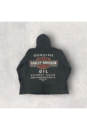 2000s Harley-Davidson Motorcycles Full Zip Hoodie- M