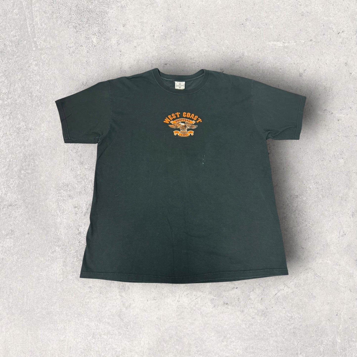Vintage 2004 Y2K West Coast Choppers Hecho En LBC Tee- XL