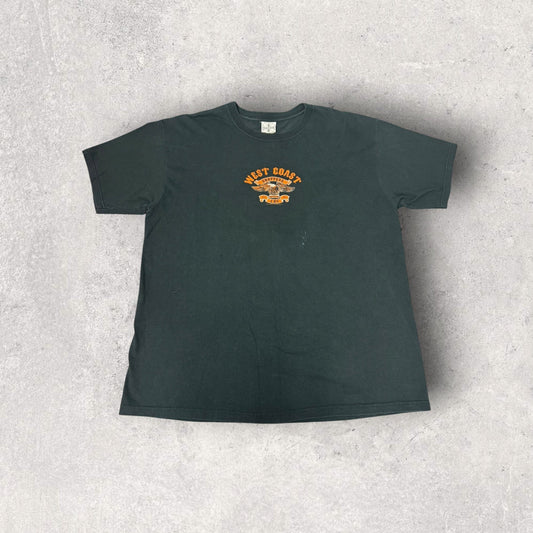 Vintage 2004 Y2K West Coast Choppers Hecho En LBC Tee- XL