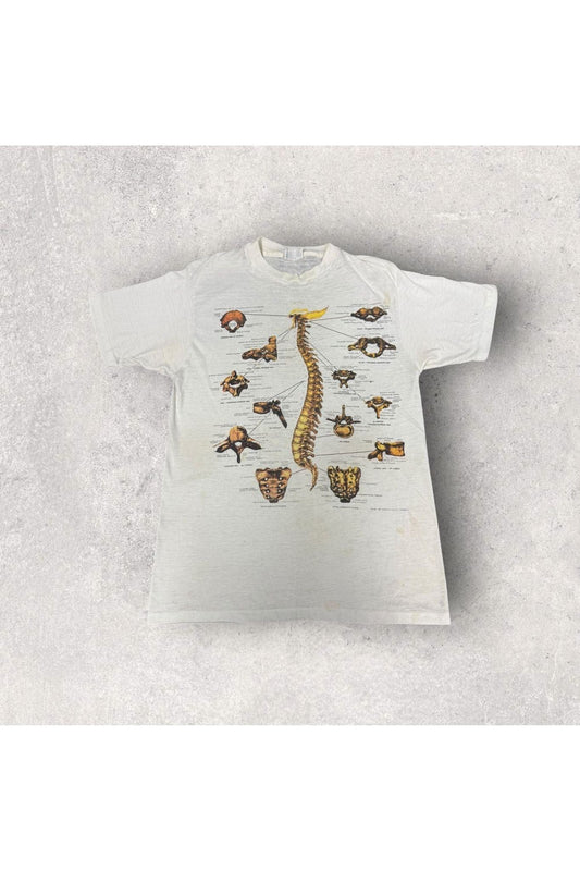 Vintage 1987 Anatomical Chart Tee- L