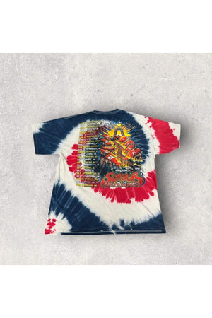 2000s Dirt Car Summer Nationals Tie-Dye Tee- L