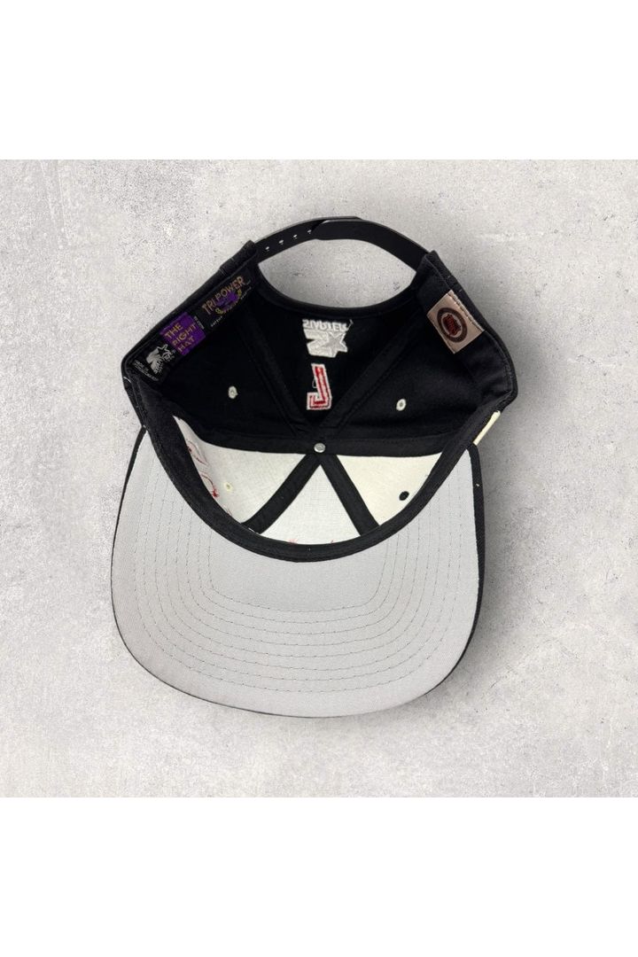 Vintage Starter Chicago Black Hawks Chris Chelios 100% Wool Snapback
