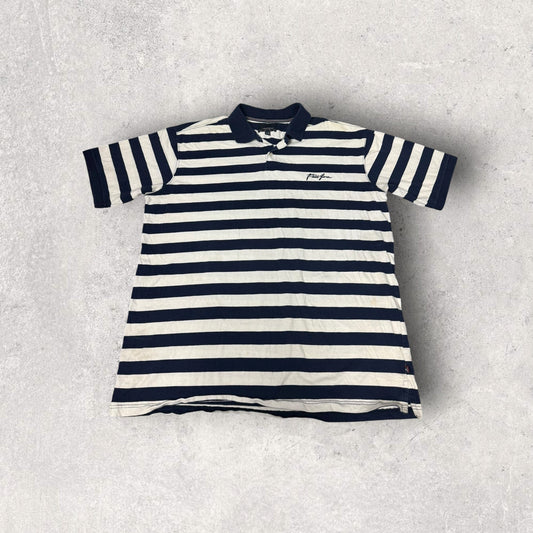 Vintage 2000s Y2K Phat Farm Embroidered Stripped Polo- 3XL