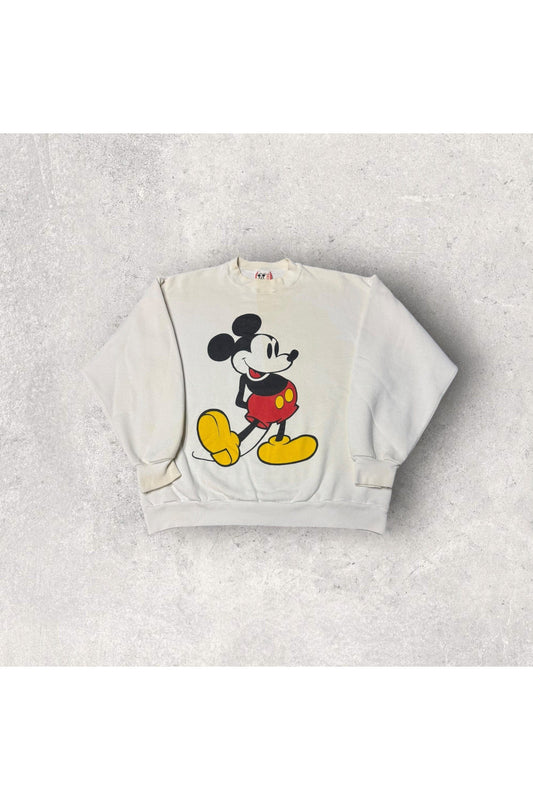 Vintage Disney Designs Made In USA Mickey Mouse Crewneck- L