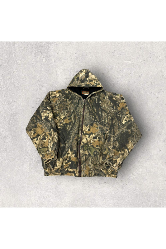 Vintage Remington Real Tree Camo Hooded Jacket- XL