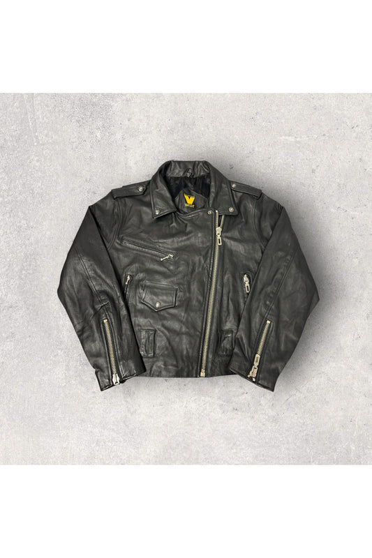 Vintage Virginia Slims Wear Women's Leather Jacket- S
