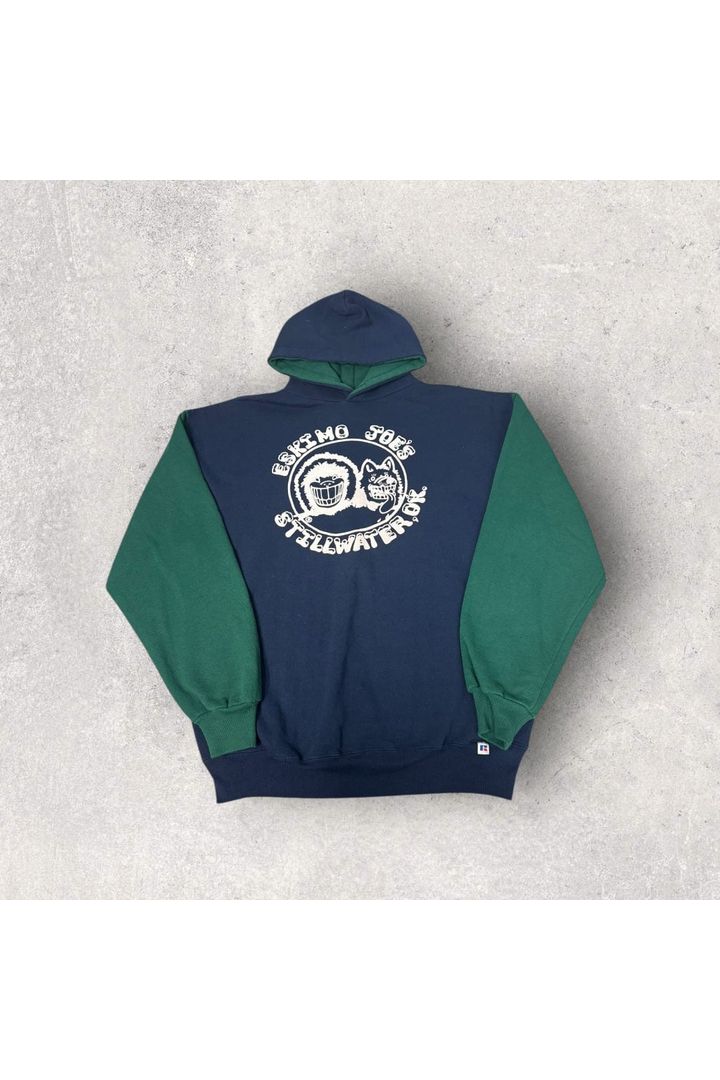 Vintage Made In USA Russell Eskimo Joe's Stillwater, Ok. Hoodie- XL