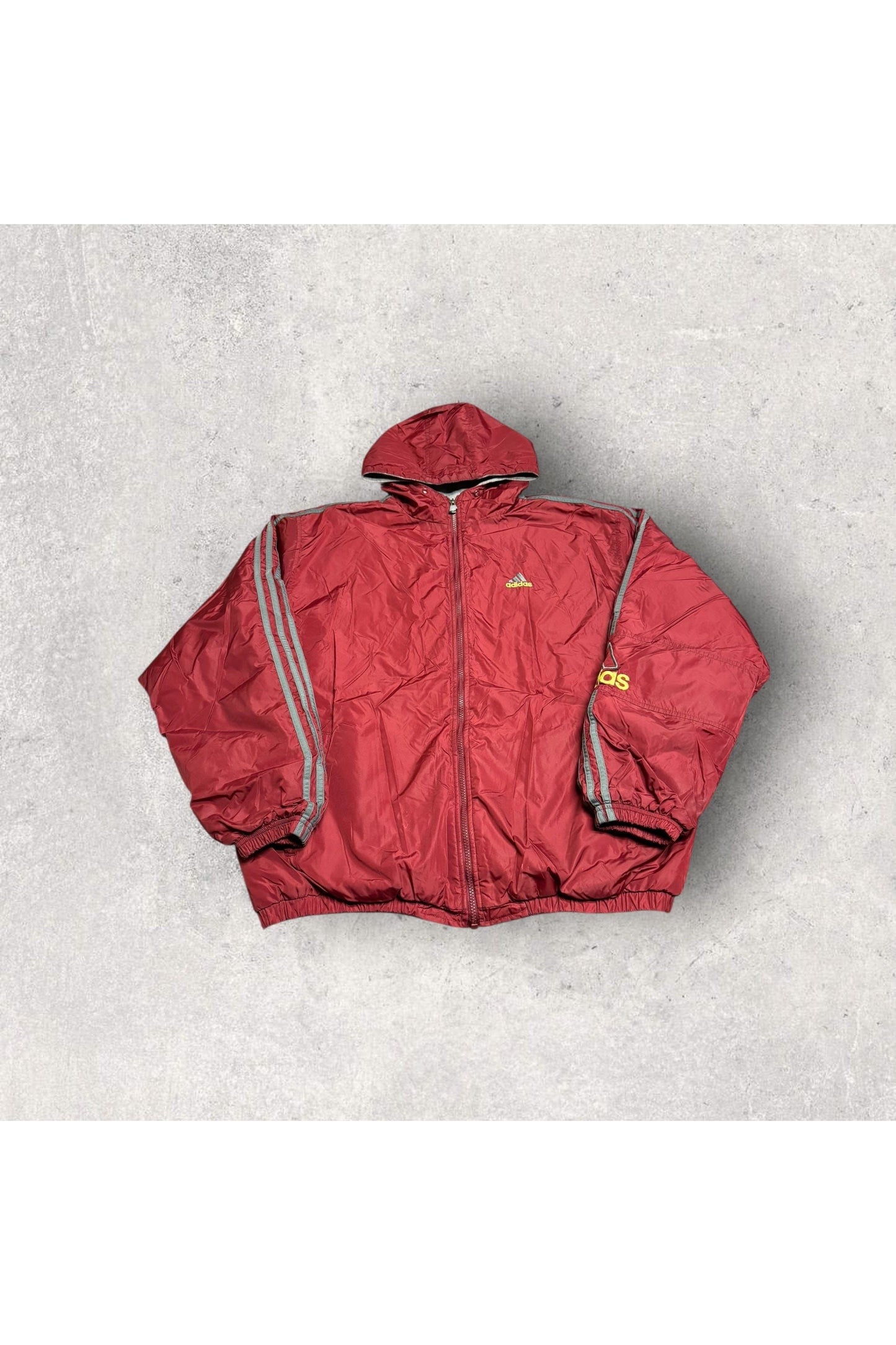 Vintage Adidas Full Zip Hooded Winter Jacket- L