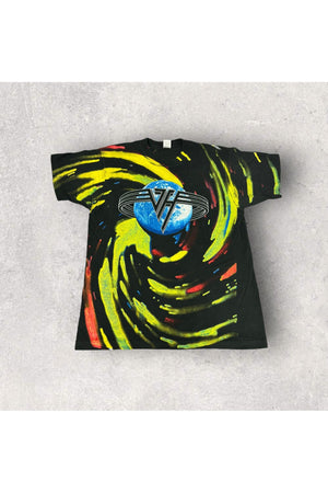 Vintage 1993 Van Halen Live World Tour All Over Print Tee- XL
