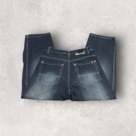 Vintage Y2K South Pole Red Tab Baggy Fit Jeans- SZ 36 x 28