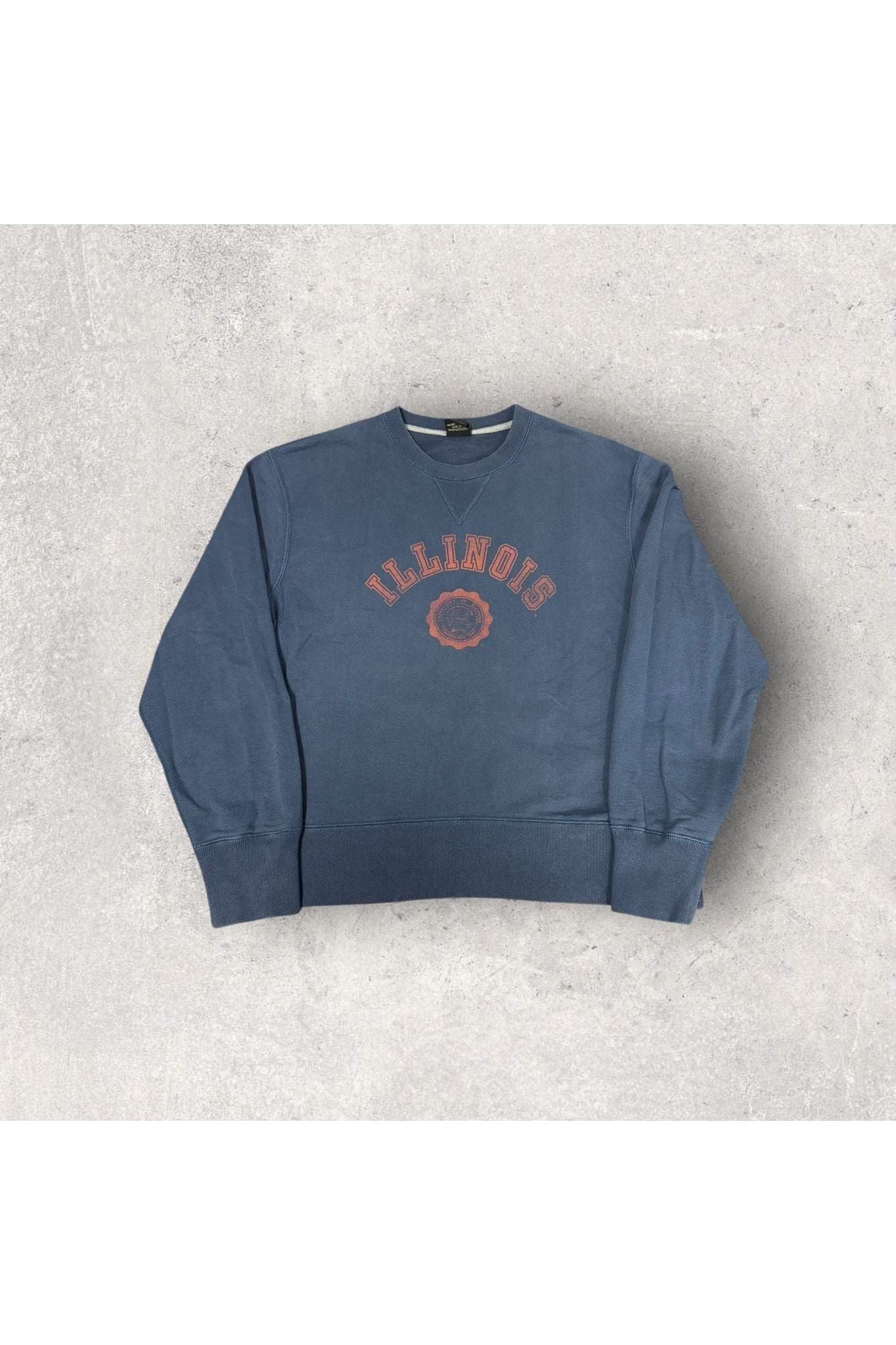 2000s College Vault University of Illinois Crewneck- M