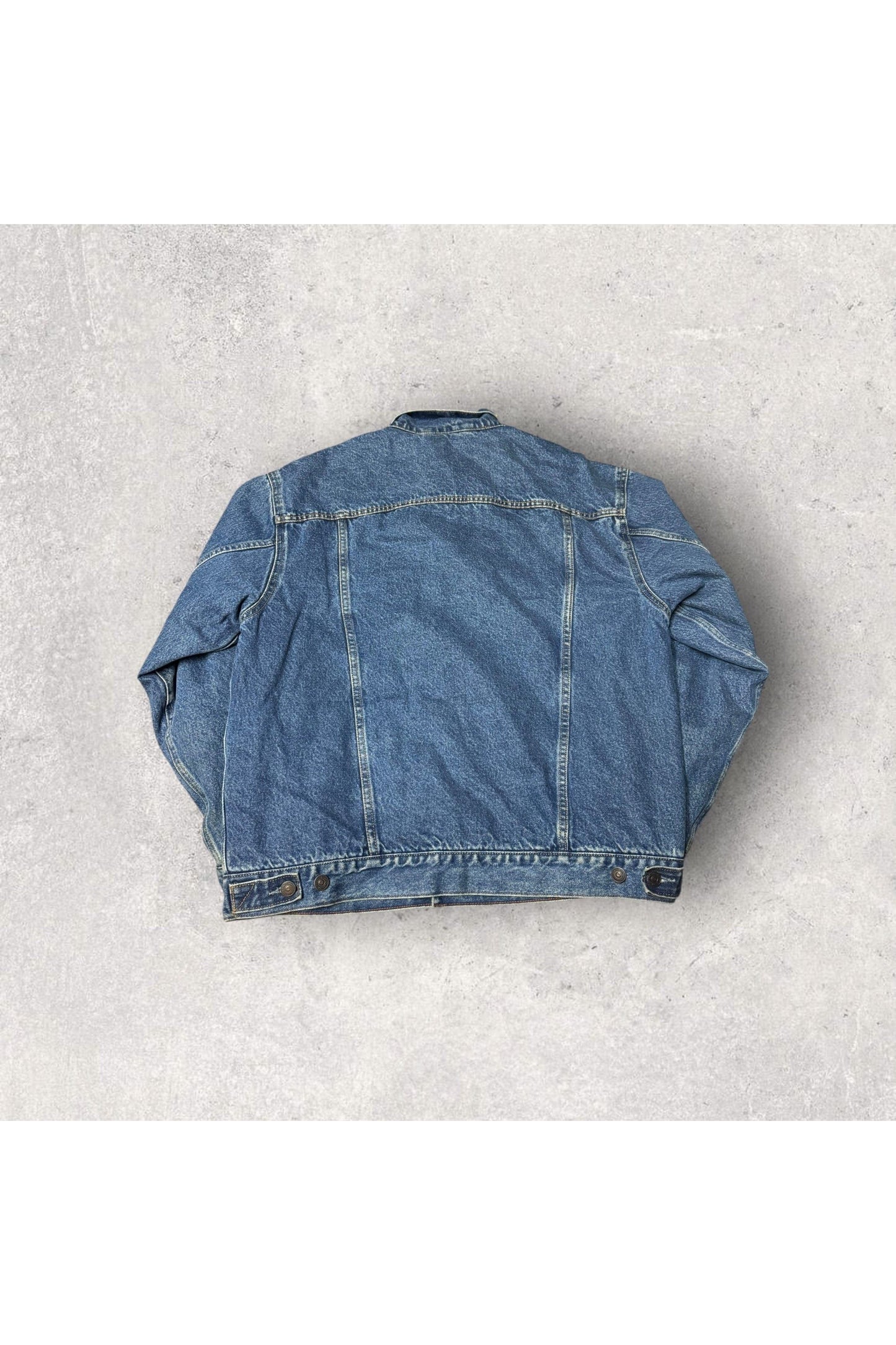 Levi's Flannel Lined Denim Trucker Jacket- L
