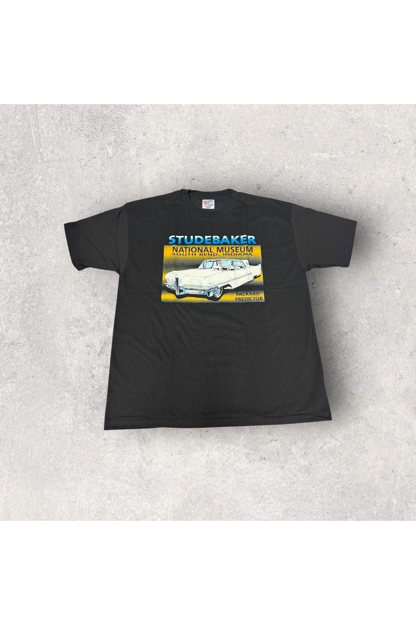 Vintage Single Stitch Studebaker National Museum Packard Predictor Tee- XL