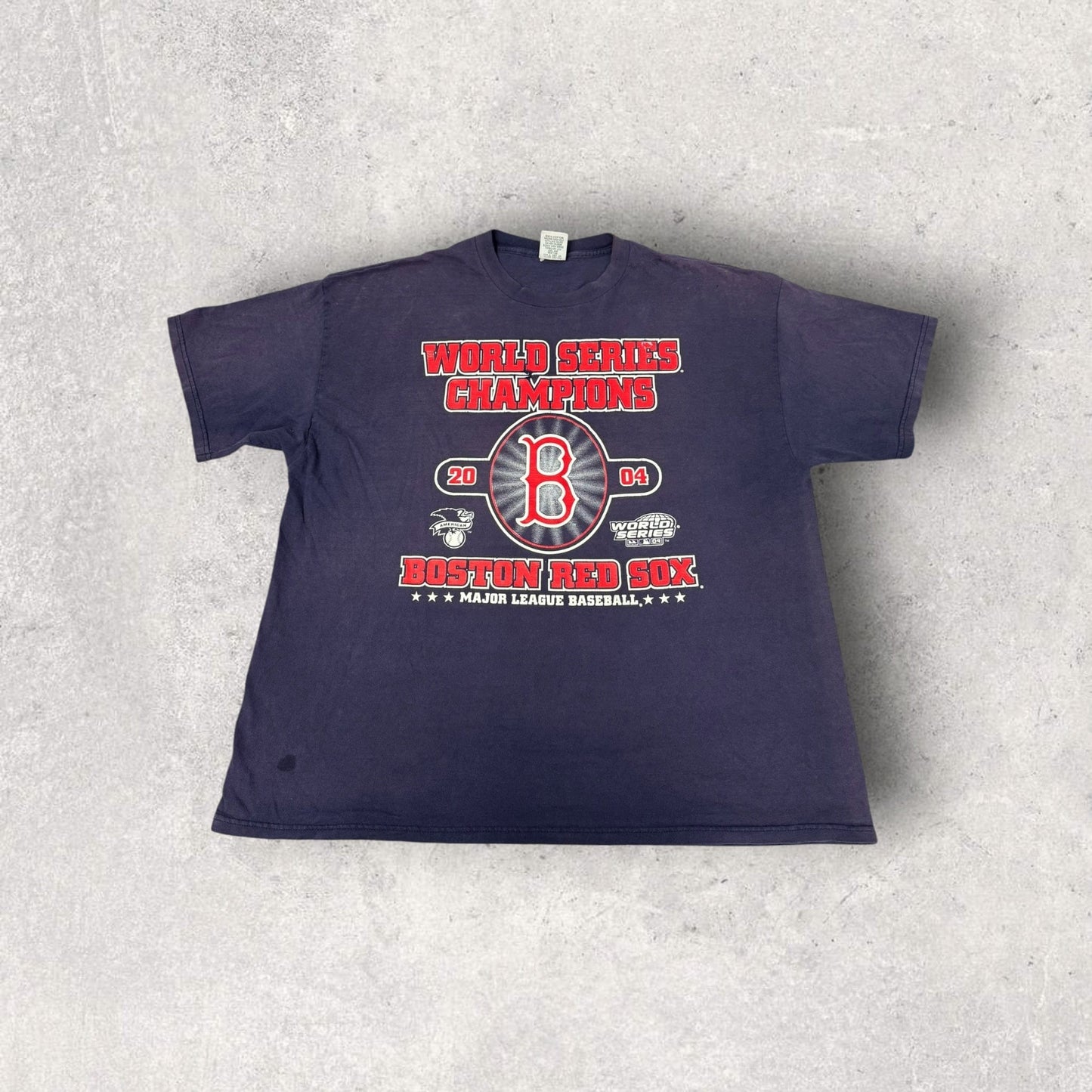 Vintage Dynasty Boston Red Sox 2004 World Series Champions Tee- XXL