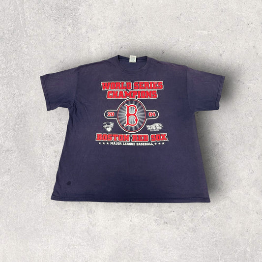 Vintage Dynasty Boston Red Sox 2004 World Series Champions Tee- XXL