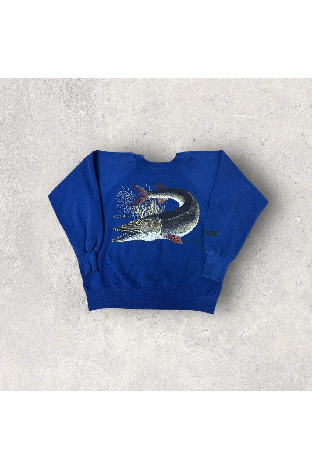 Vintage Ultra Sweats Wisconsin Muskellunge Crewneck- M