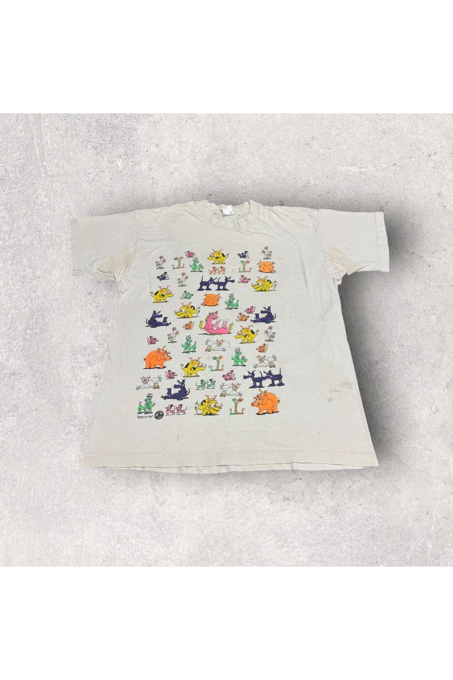 Vintage Fruit of the Loom 90s Jackson Did This Farm Animal Sex Positions Tee- XL