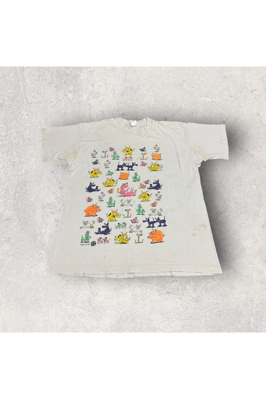 Vintage Fruit of the Loom 90s Jackson Did This Farm Animal Sex Positions Tee- XL