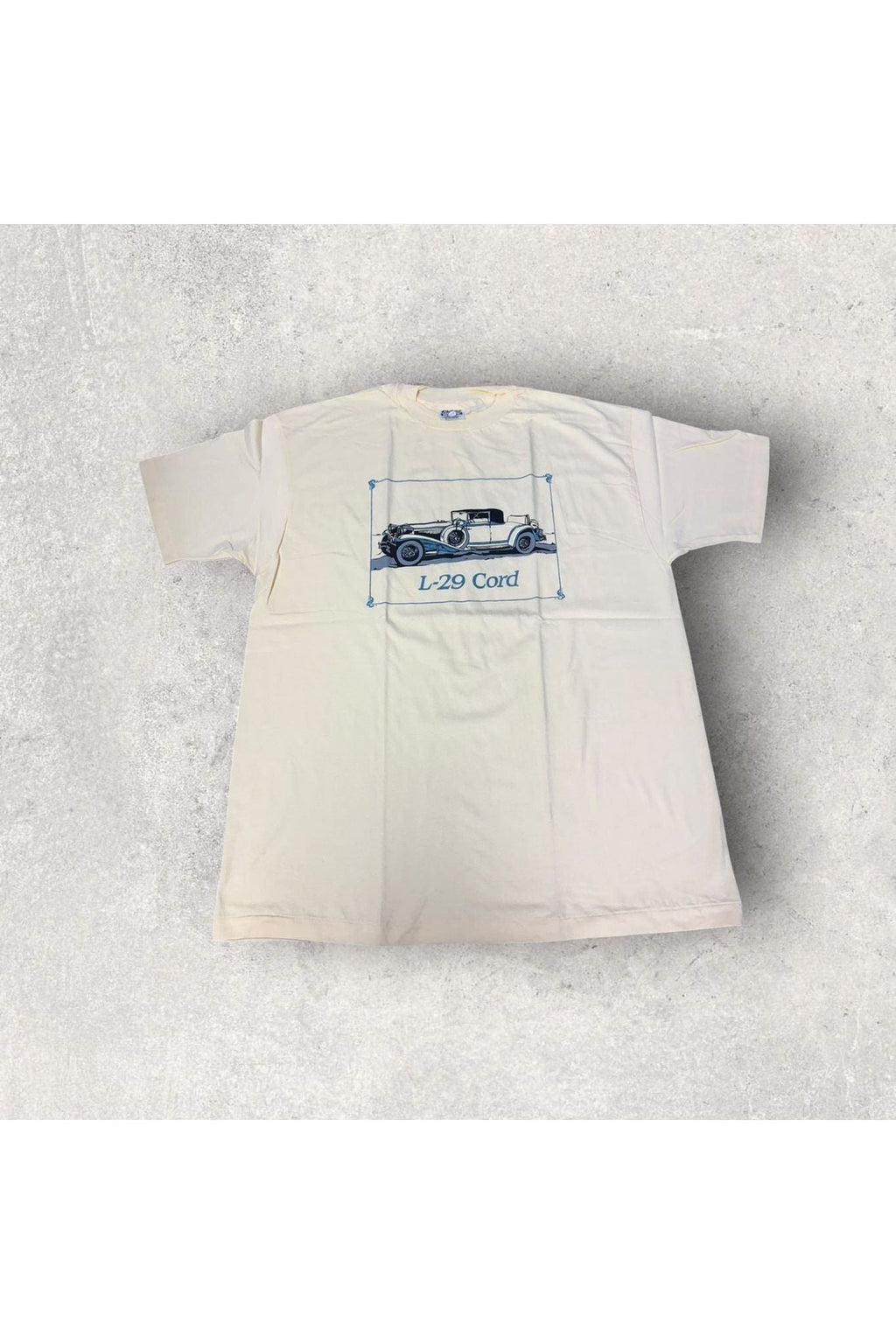 Vintage Single Stitch L-29 Cord Car Tee- XL