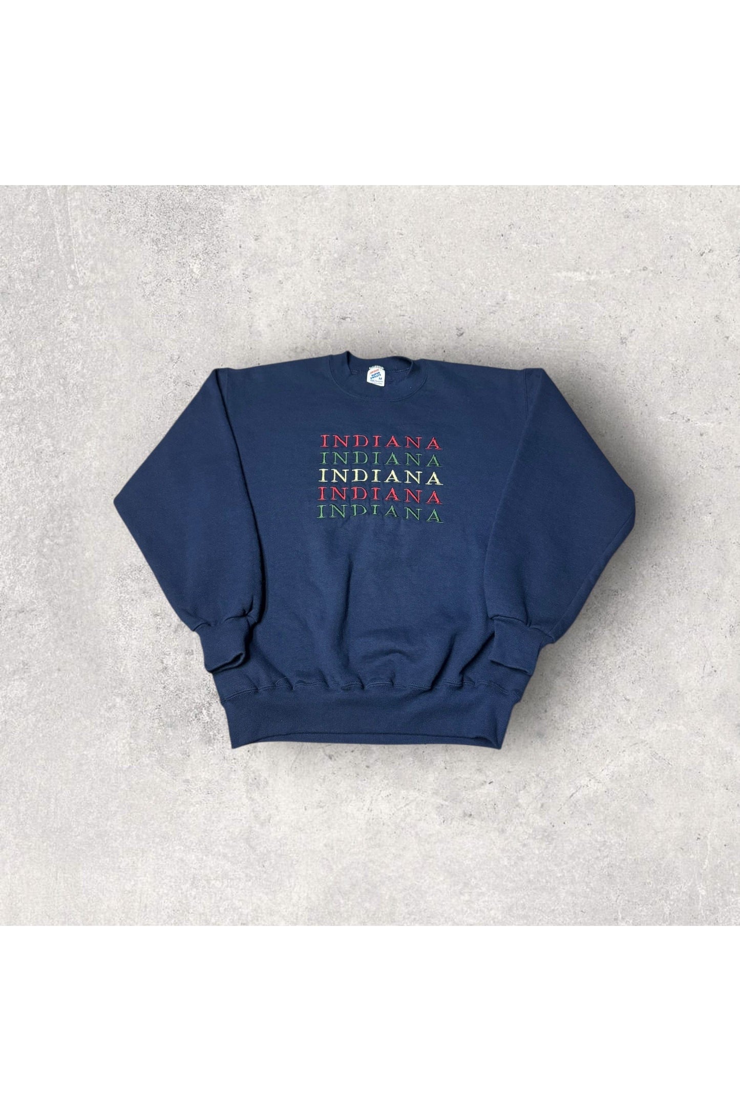 Vintage Jerzees Indiana Embroidered Crewneck- M