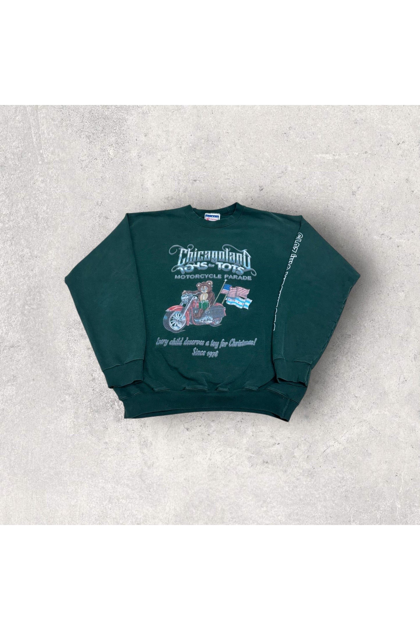 2015 Chicagoland Toys for Tots Chicago Crewneck- L