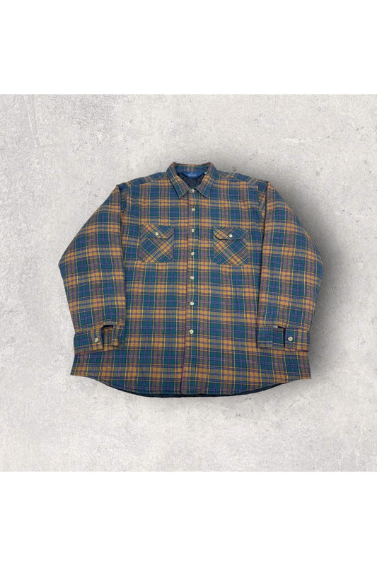 Vintage Woolrich Insulated Long Sleeve Flannel Button Up- XXL