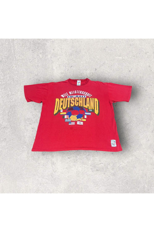 Vintage Artex Sportswear 1994 World Cup Germany Welt Meisterschaft Fubball Deutschland Tee- XL