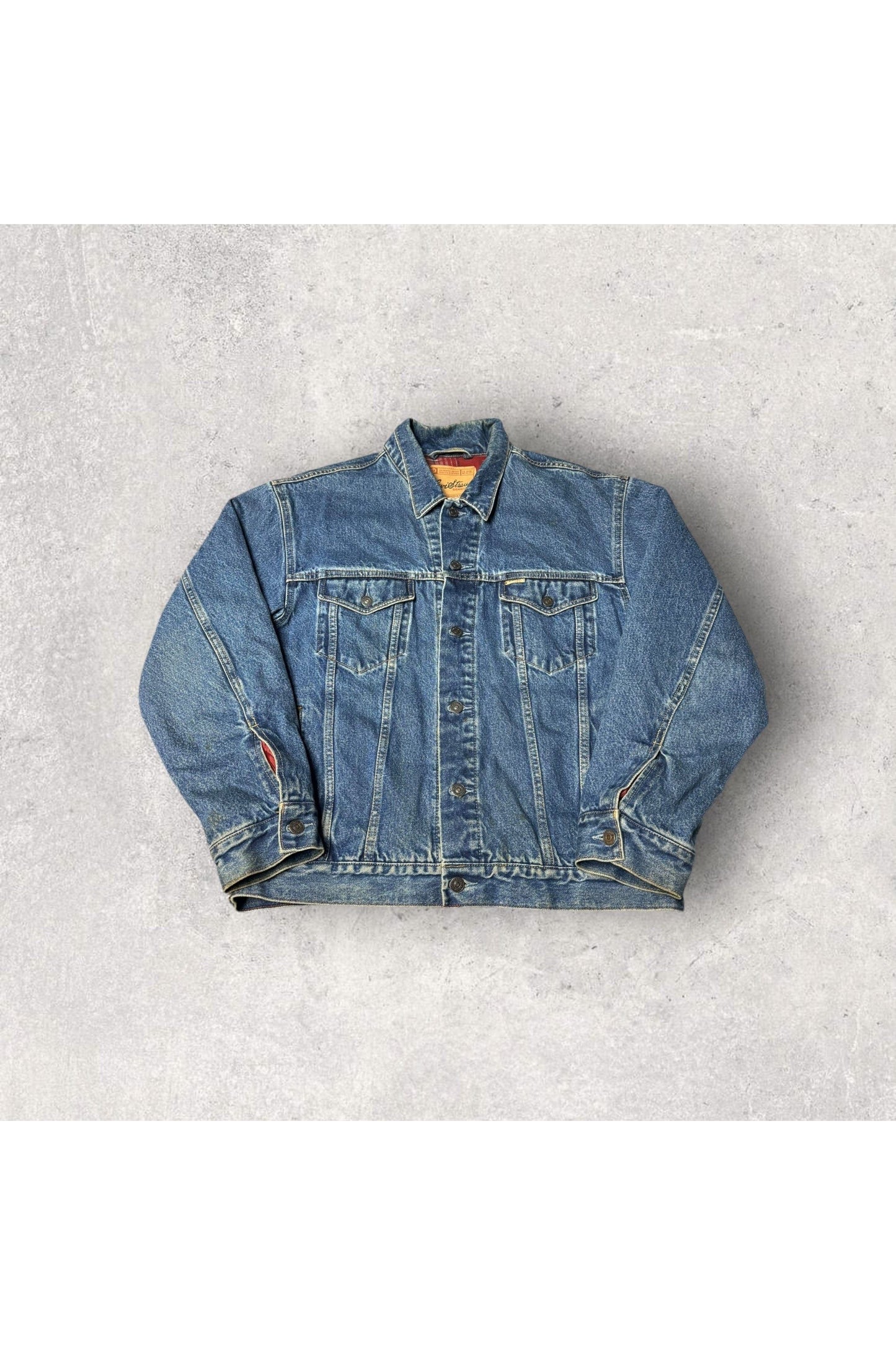Levi's Flannel Lined Denim Trucker Jacket- L