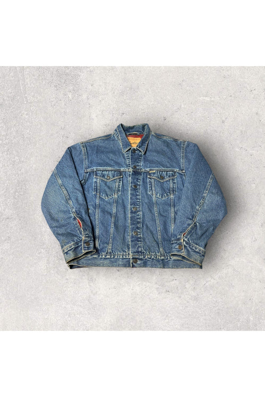 Levi's Flannel Lined Denim Trucker Jacket- L