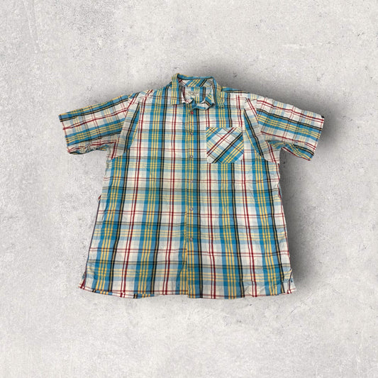 Vintage 2000s Y2K Phat Farm Short Sleeve Button Up- XXL