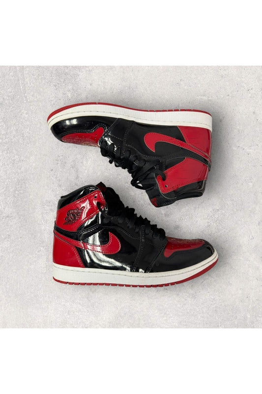 Jordan 1 Retro High OG PATENT BRED- SZ 8.5