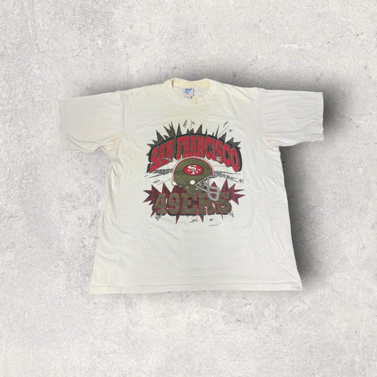 Vintage All Out Fan! 1995 San Francisco 49ers Tee- L