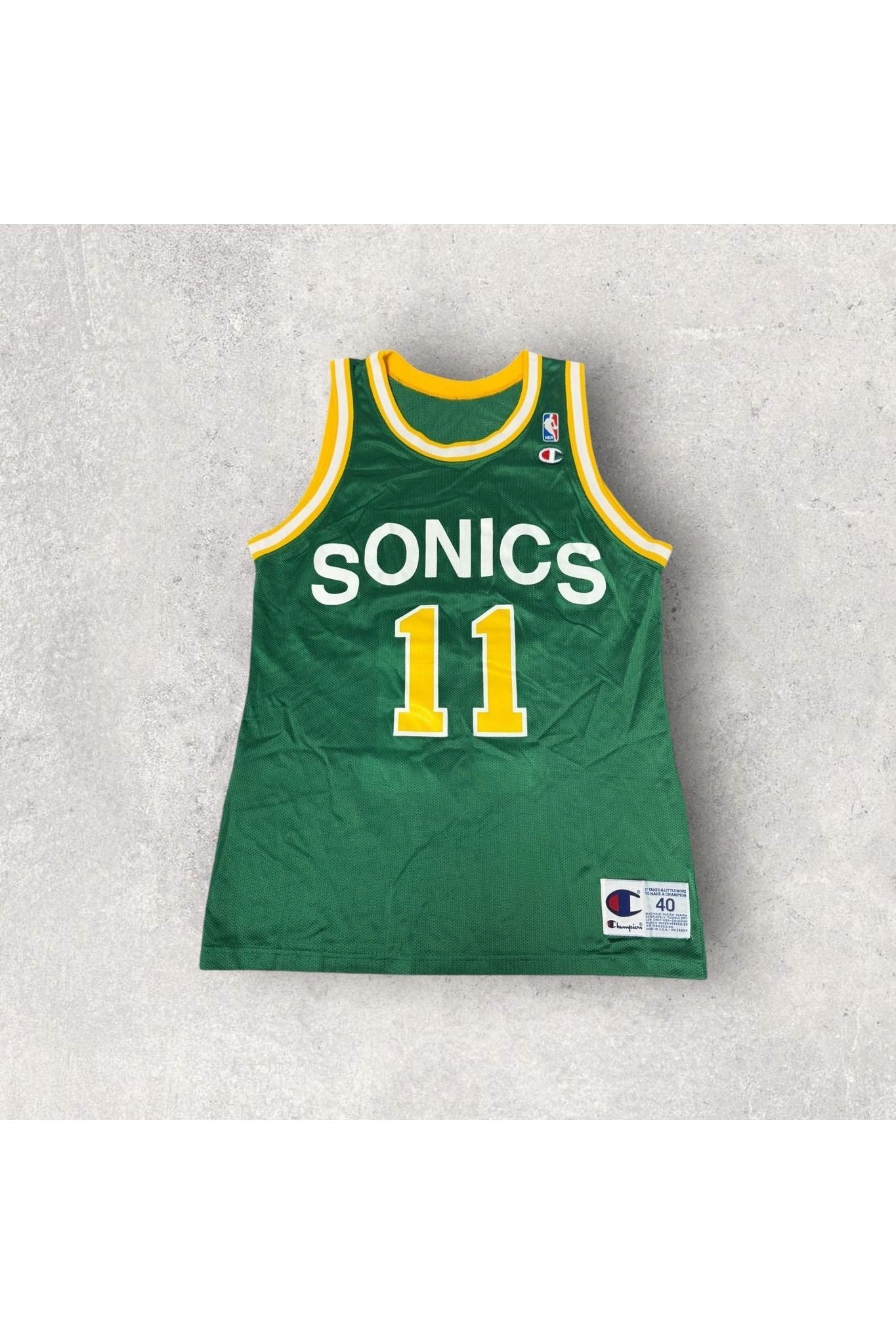 Vintage Champion Detlef Schrempf Seattle Supersonics Jersey- SZ 40