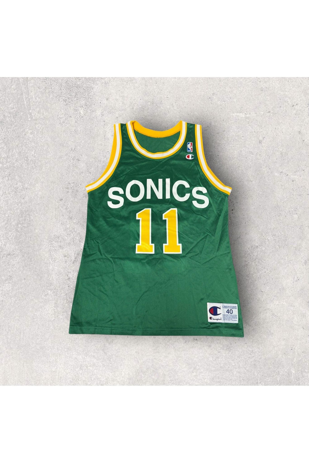 Vintage Champion Detlef Schrempf Seattle Supersonics Jersey- SZ 40
