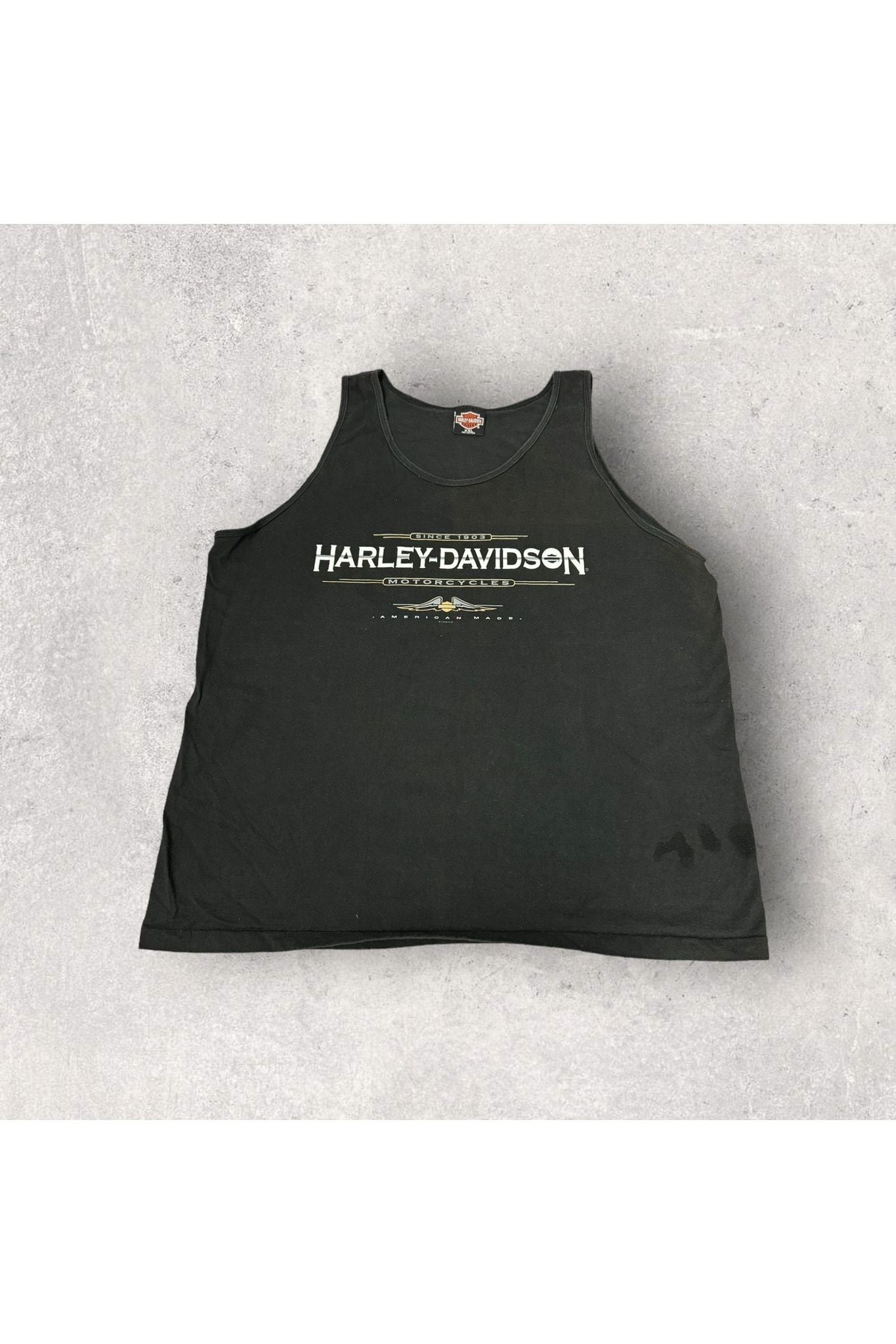 Vintage 1998 Harley-Davidson Crete Illinois Tank- XXL