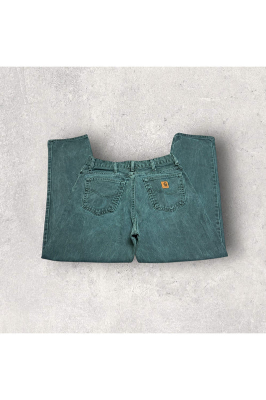 Vintage Made In USA Carhartt B138 HTG Workwear Jeans- 36 x 32