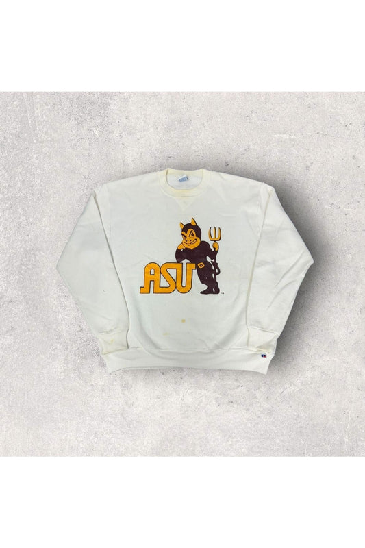 Vintage Made In USA Russell ASU Arizona State University Crewneck- L