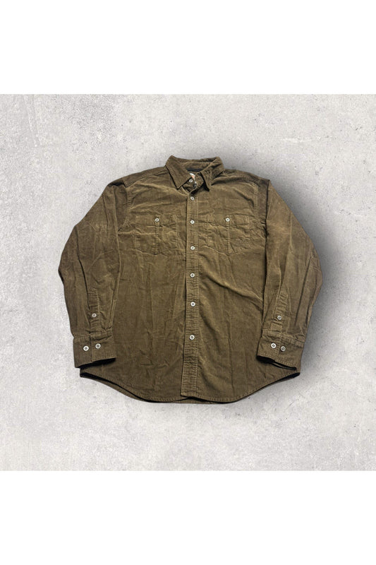 Harley-Davidson Long Sleeve Corduroy Button Up- L